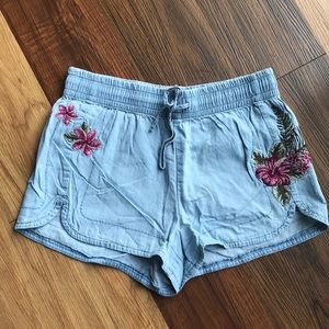 Embroidered Shorts